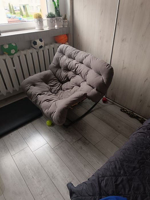 Fotel Leżak Ogrodowy Bujany , Leżanka Do Salonu Na Taras