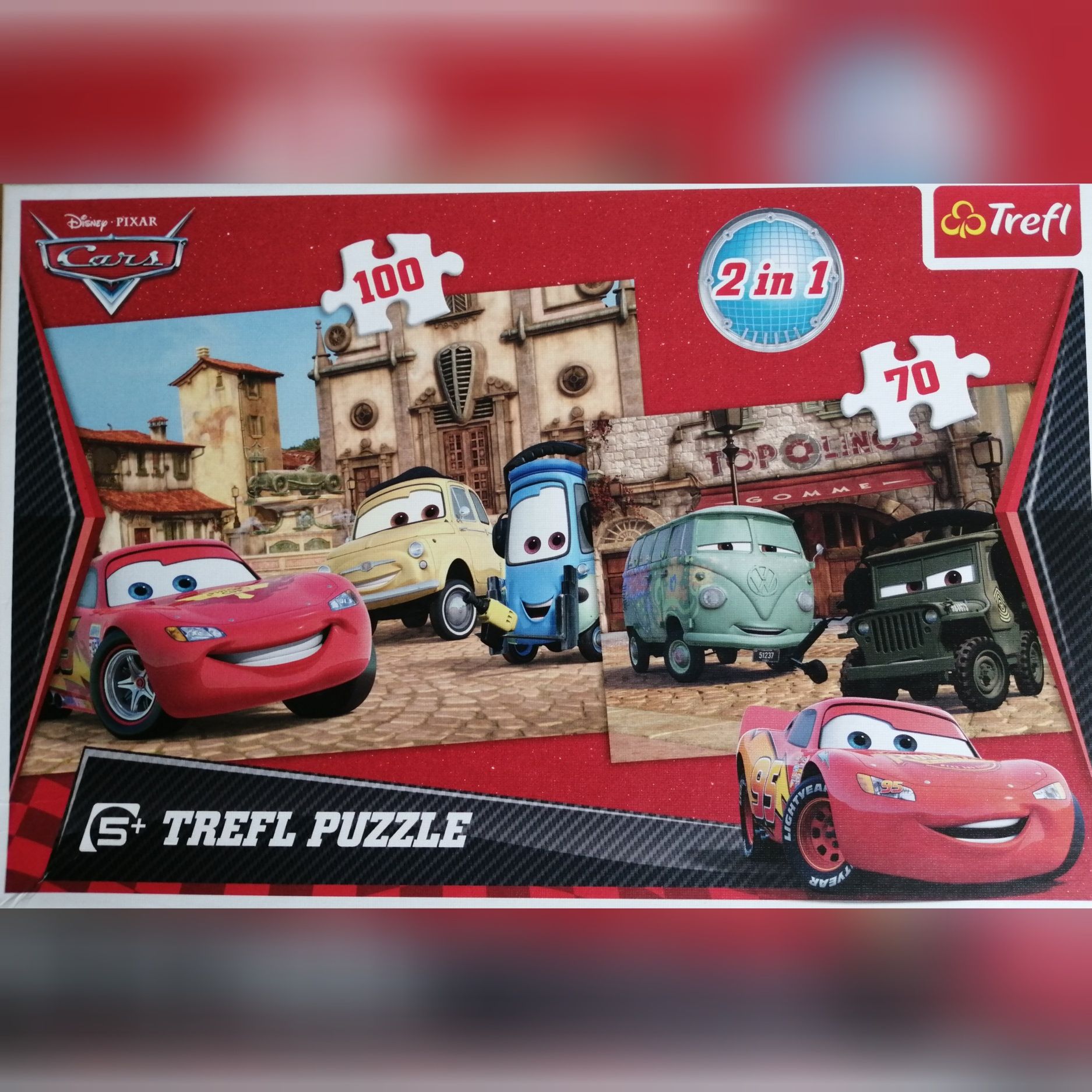 Puzzle Cars 2 in 1 (100 i 70 el.) Trefl
