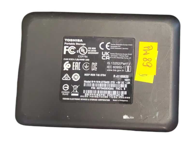 Toshiba Canvio Basics Dysk 2TB HDD / Nowy Lombard / Tarnowskie Góry