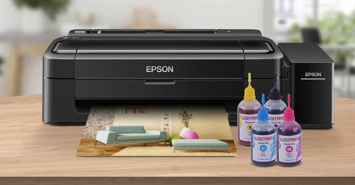 Принтер Epson L132 із СБПЧ та чорнилом (для сублімації)