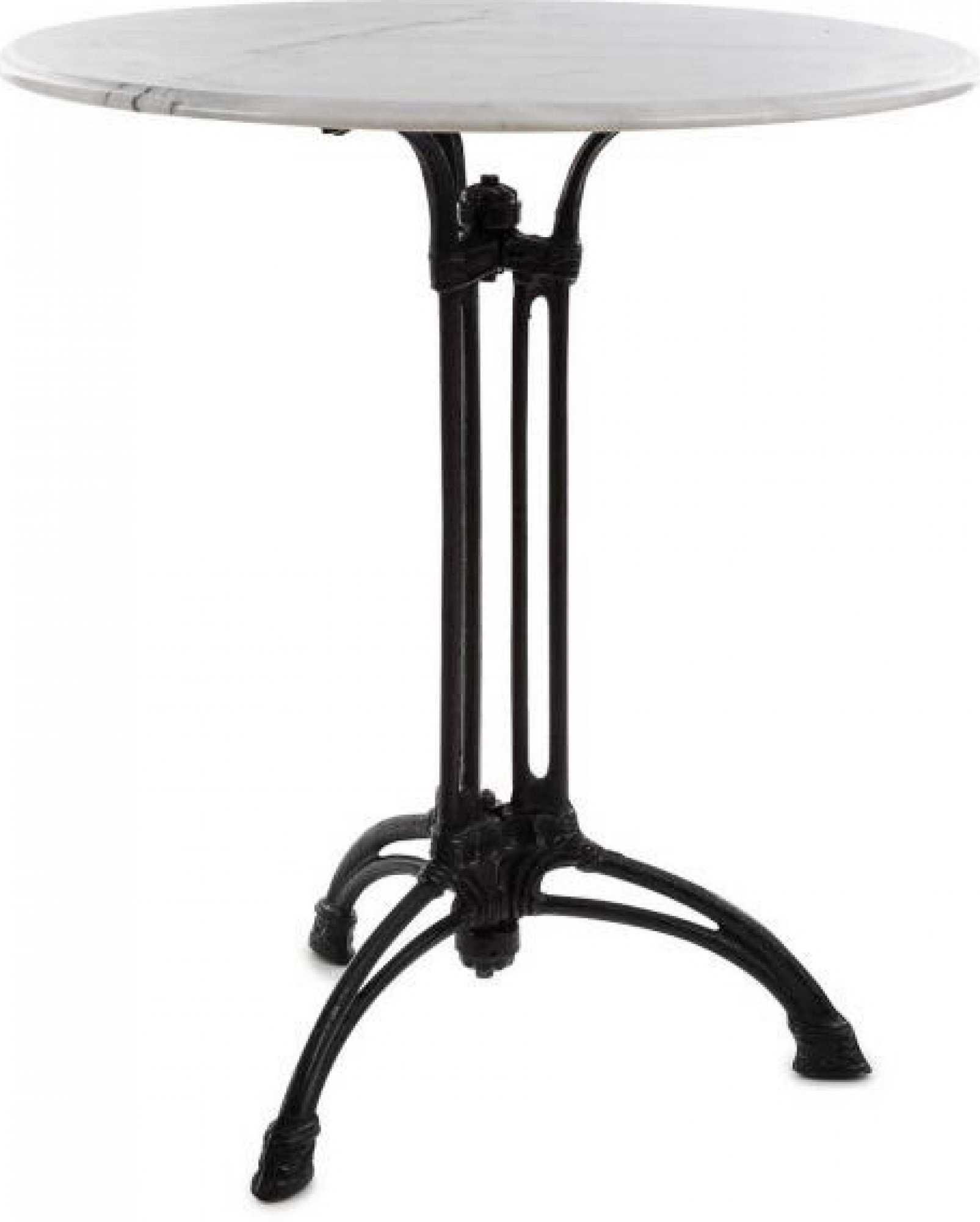 Stolik Stół marmurowy żeliwo retro BISTRO PATRAS XL NOWY 80 cm