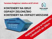 Najtańsze kontenery gruz, odpady mix, bio, od 87zł/m3 Tarnowo Podgórne