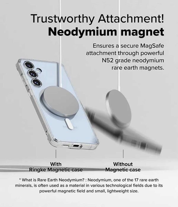 Чехол Ringke Fusion Magnetic для Samsung Galaxy S24 FE Clear