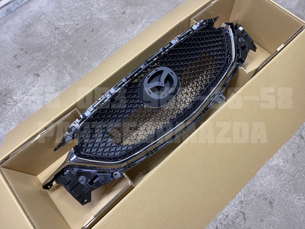 Решетка радиатора с хромом в сборе Mazda CX5 KF 2015-2021 CX9 CX30 3 6