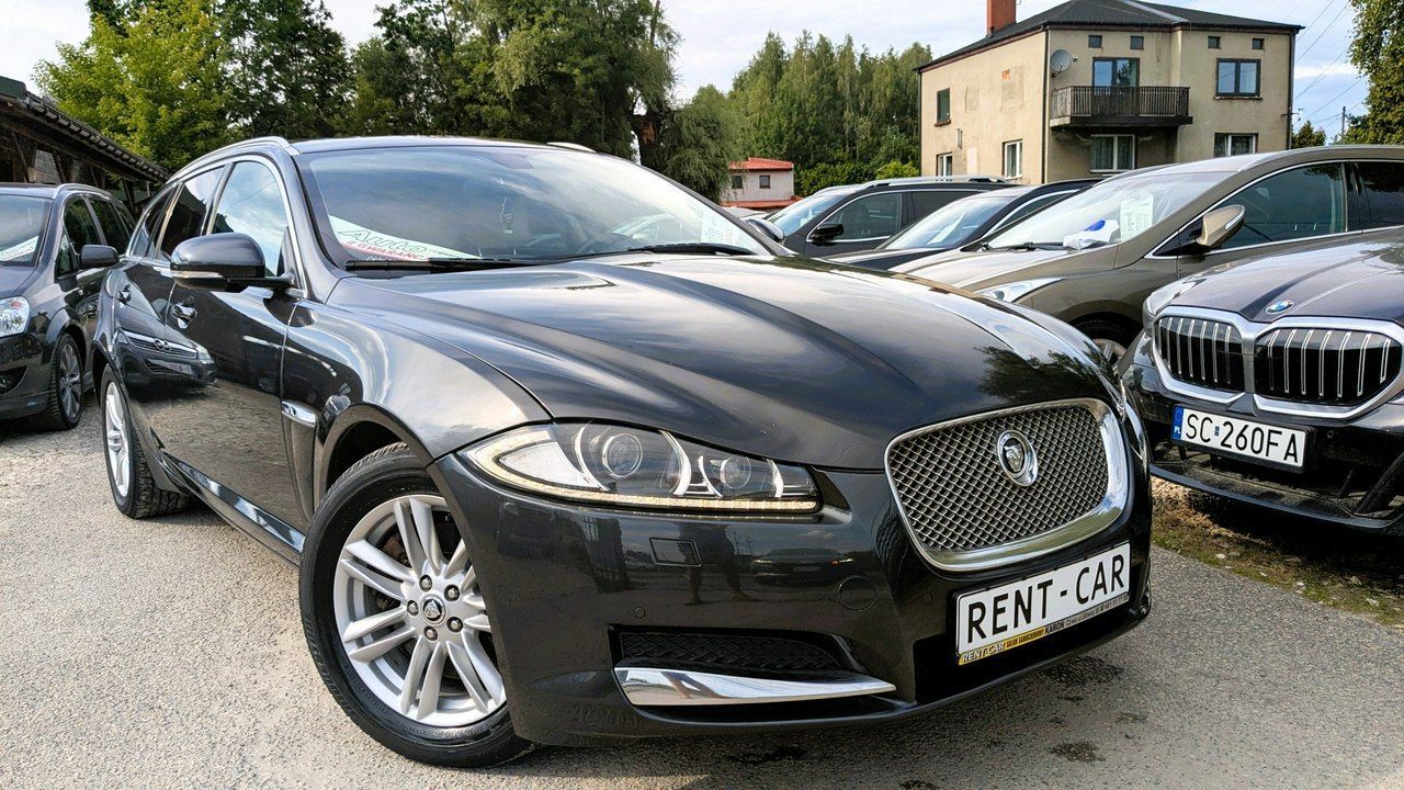Jaguar XF 2.2D*163PS*Bezwypadkowy*Biksenon*Skóra*Serwis*Navi*VIP GWARANCJA24M