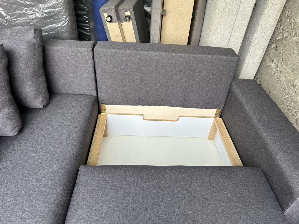 Narożnik 160x254 z pojemnikiem i funkcją spania