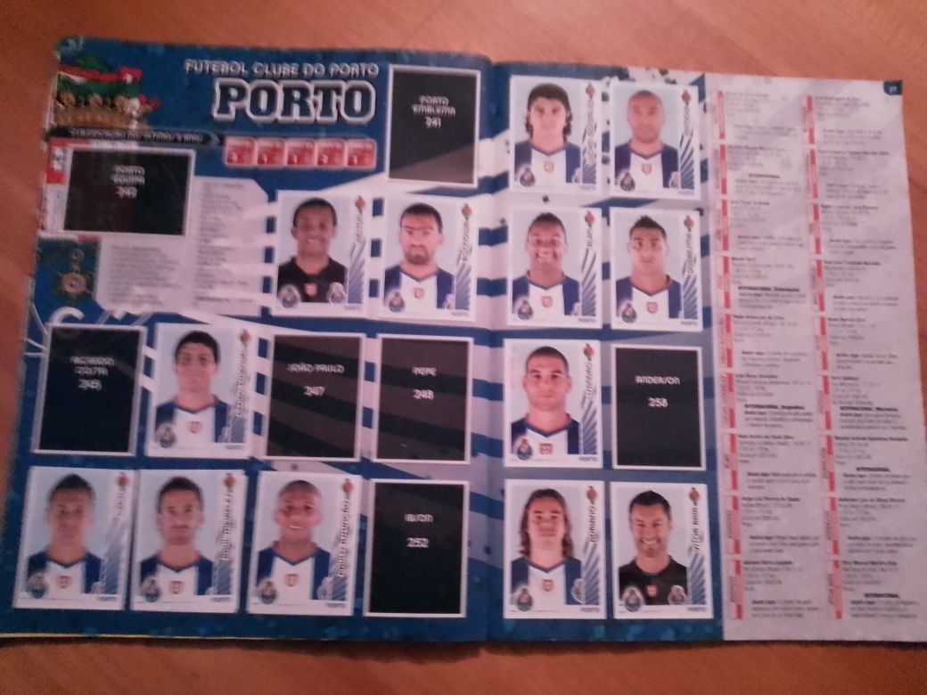 Caderneta de futebol liga portuguesa 2006/07