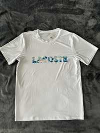 t-shirt lacoste branca