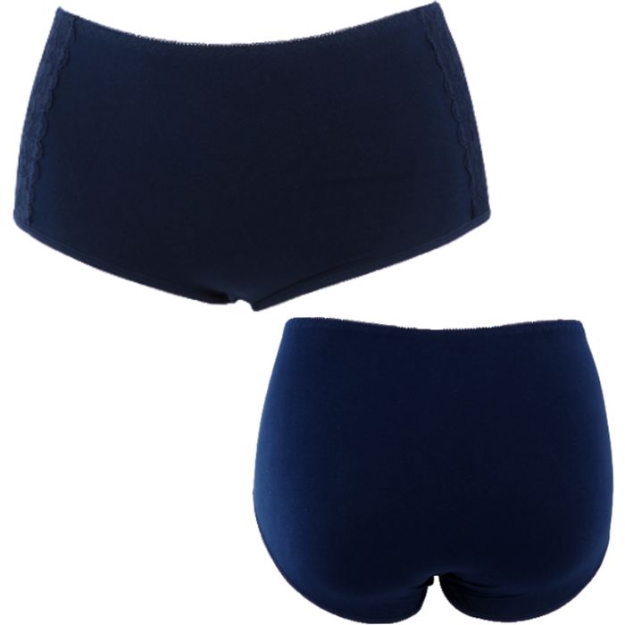 Majtki damskie duże rozmiary 1 szt. granatowy 6xl
