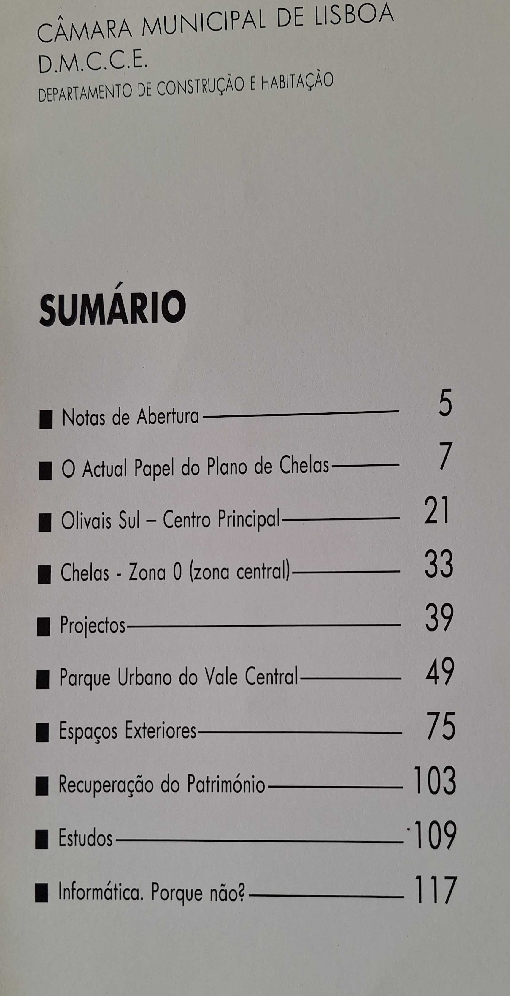 Arquitetura Câmara Lisboa DCH nº53 1991 - Obras Mandato Jorge Sampaio