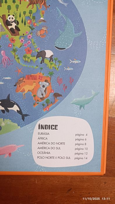 Livro (puzzle O Mundo dos Animais