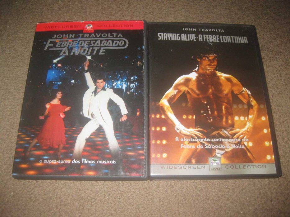 Colecção Completa em DVD "Staying Alive" com John Travolta/Raros!