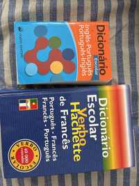 Dicionários escolares Inglês-Português, Francês -Português