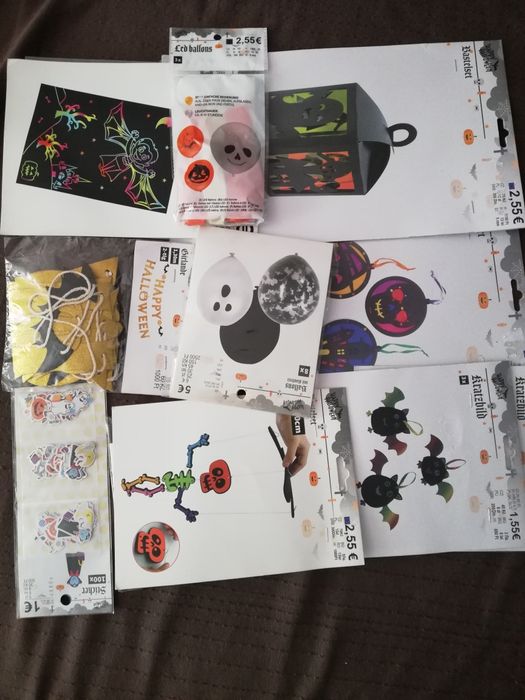 Zestaw 2 Halloween. Szczegóły w opisie. Wszystko nowe.