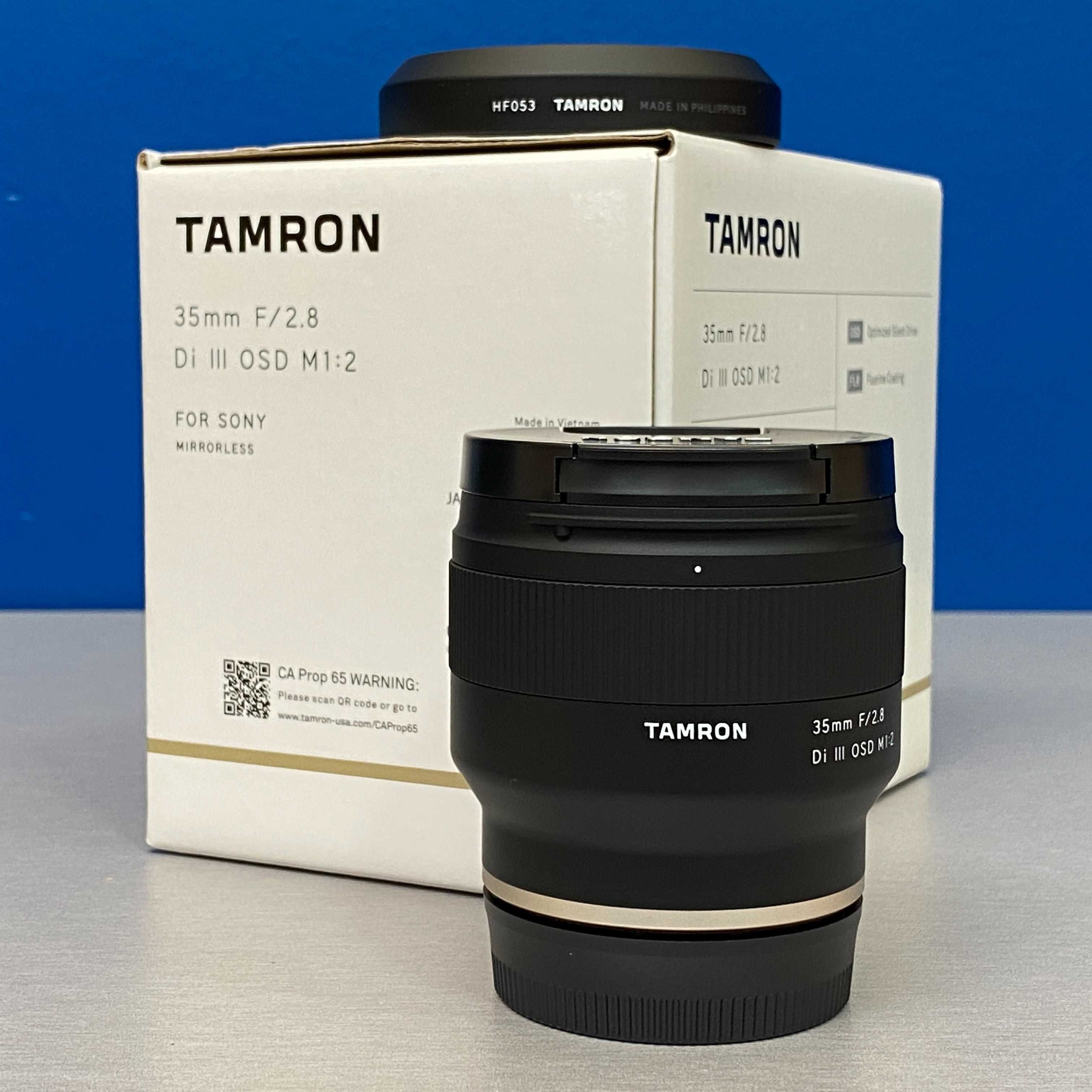 Tamron 35mm f/2.8 Di III OSD (Sony FE) - NOVA - 5 ANOS DE GARANTIA