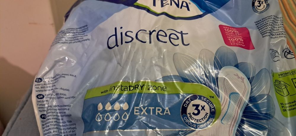 Fraldas e pensos de incontinencia adulto