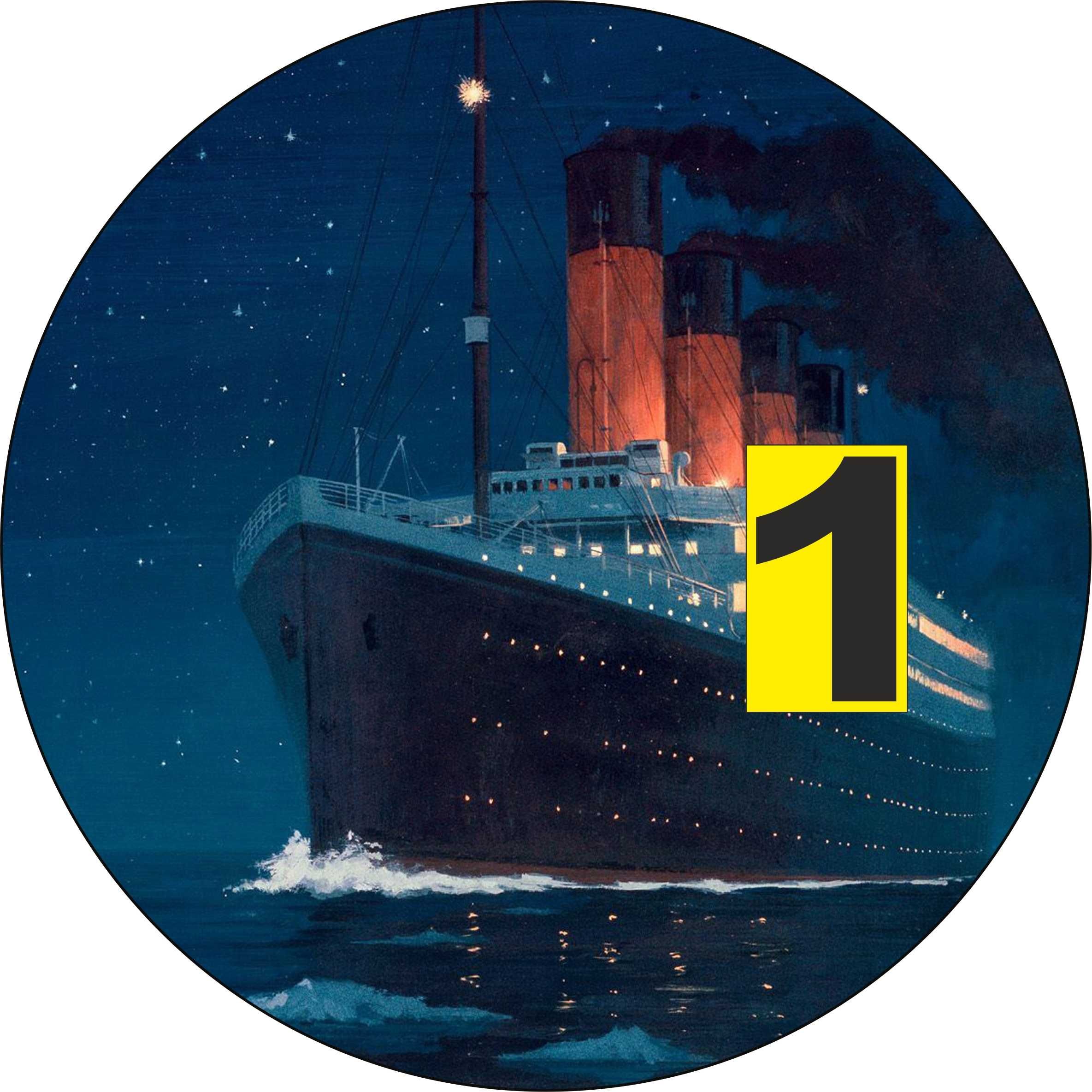 Pan Opłatek na tort - TITANIC