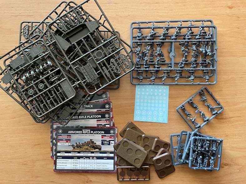 FoW - Armoured Rifle Platoon (Plastic) (UBX75)