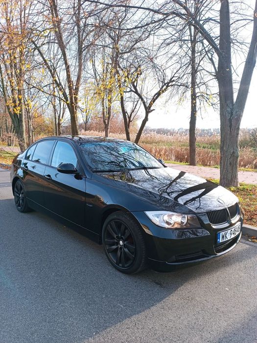 BMW Seria 3 E90 Diesel Sedan Czarna Bardzo ładny egzemplarz