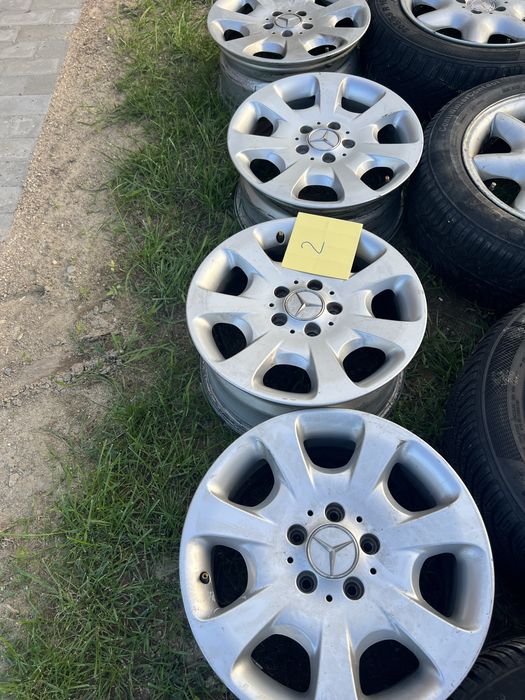 Felgi aluminiowe Mercedes 16” – oryginał, dwa wzory, komplet 500 zł