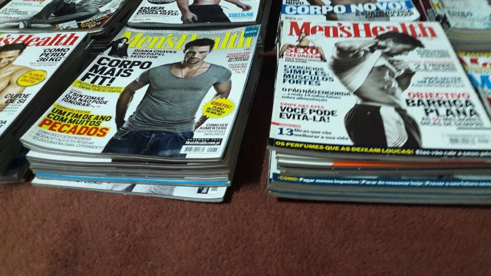 Revistas Men’s Health 201 Volumes no total desde 2001