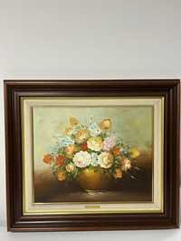 Quadro arranjo floral de R. Cox