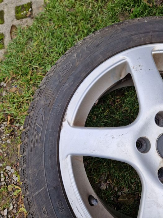 Koła 5x112 vw audi seat skoda 16 z oponami zimowymi