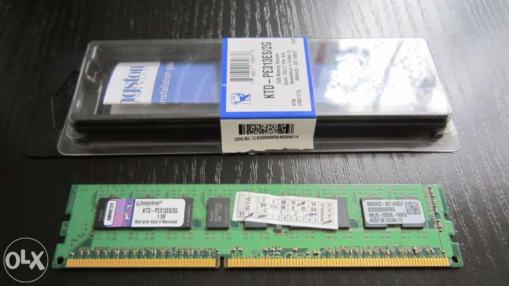 KINGSTON Pamięć RAM do serwera DDR3 2GB 1333MHz ECC Single Rank Moduł