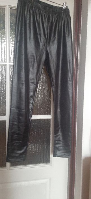 Leginsy długie blyszczace