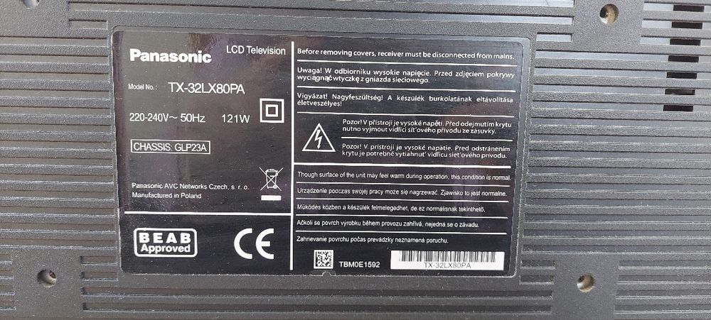 panasonic tx 32lx80pa