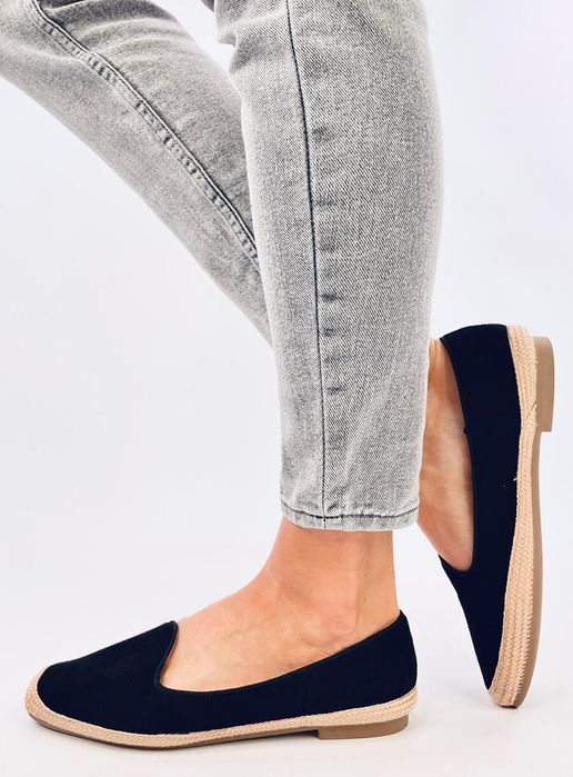 Baleriny Espadryle Damskie Ballot Black