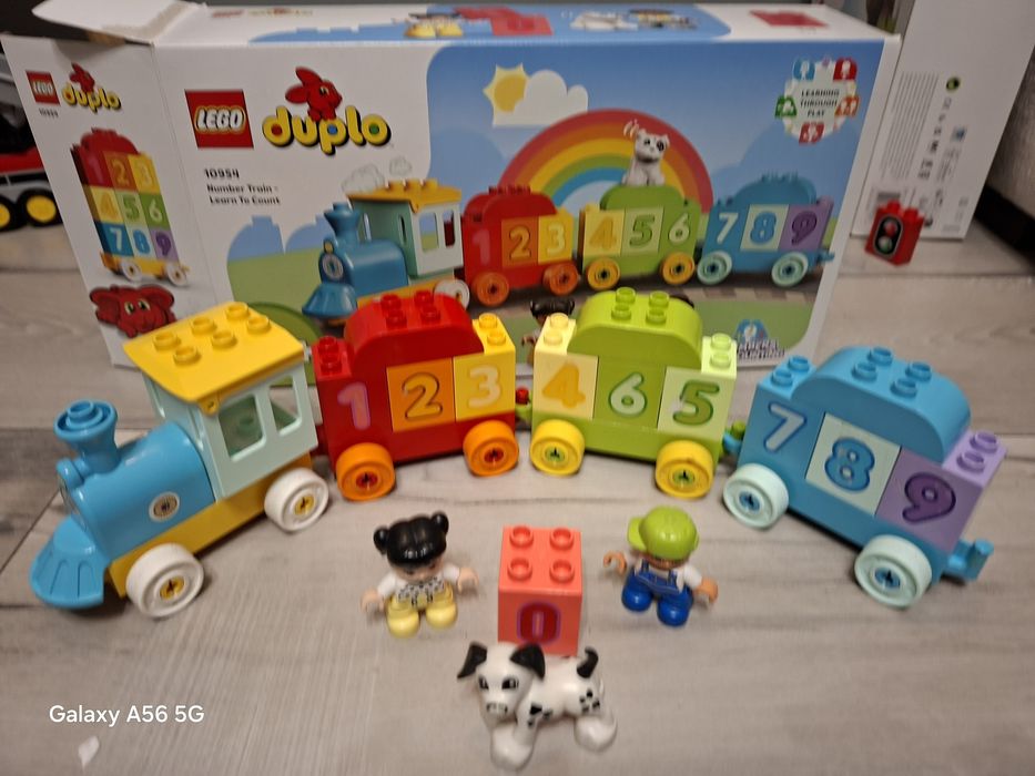 Zestaw pociąg lego duplo 10954