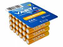 Oryginalna bateria alkaliczna Varta Longlife AAA (R3) 24 sztuki