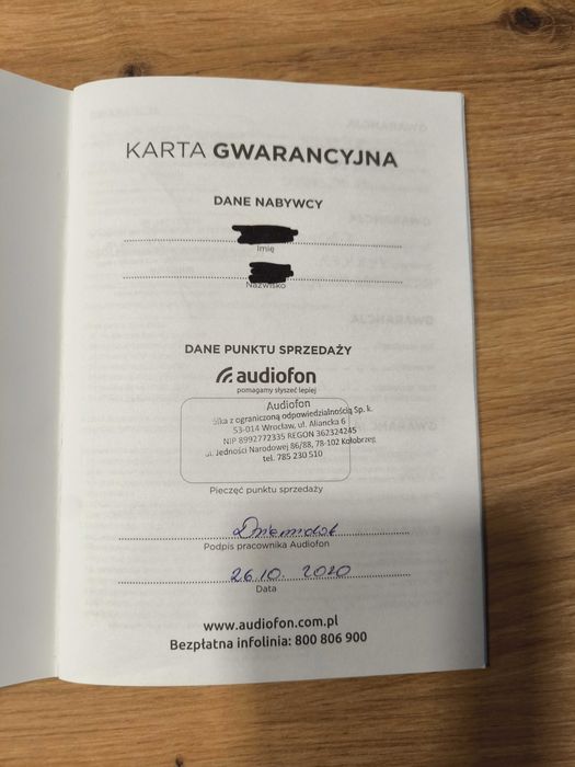 Aparat słuchowy Widex Evoke - ucho prawe