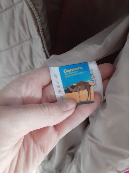 Зимовий плащ 52 розмір Ідеальний стан Верблюжа шерсть