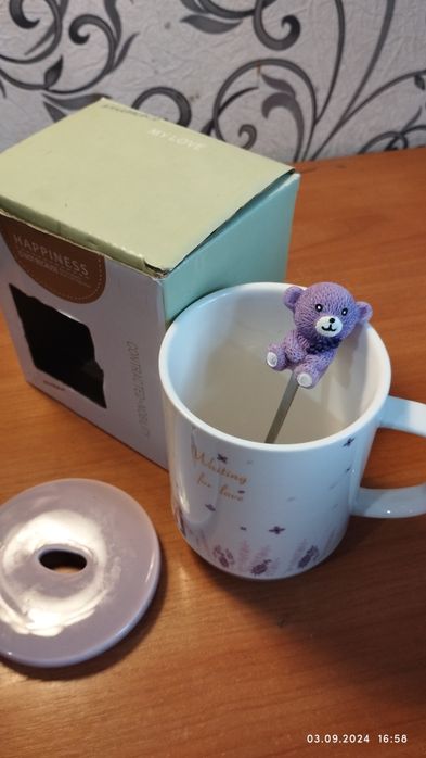 Набор- Чашка с ложкой