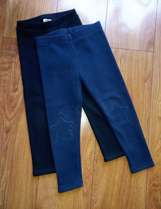 Next 2pack ciepłe legginsy getry ocieplane Kappahl 104-110
