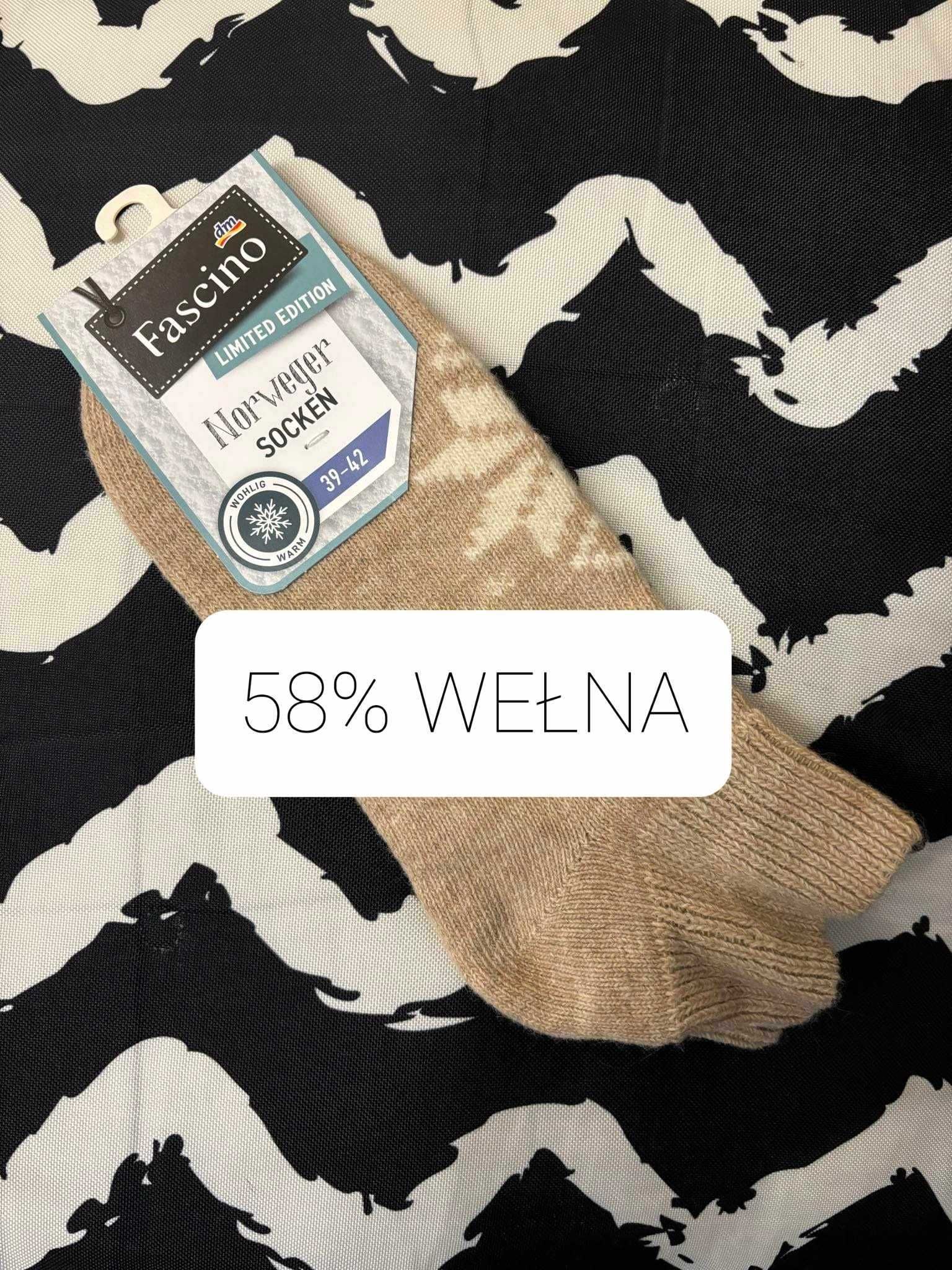 Skarpetki wełna 39-42