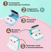 Портативный детский мини принтер (Mini Printer)