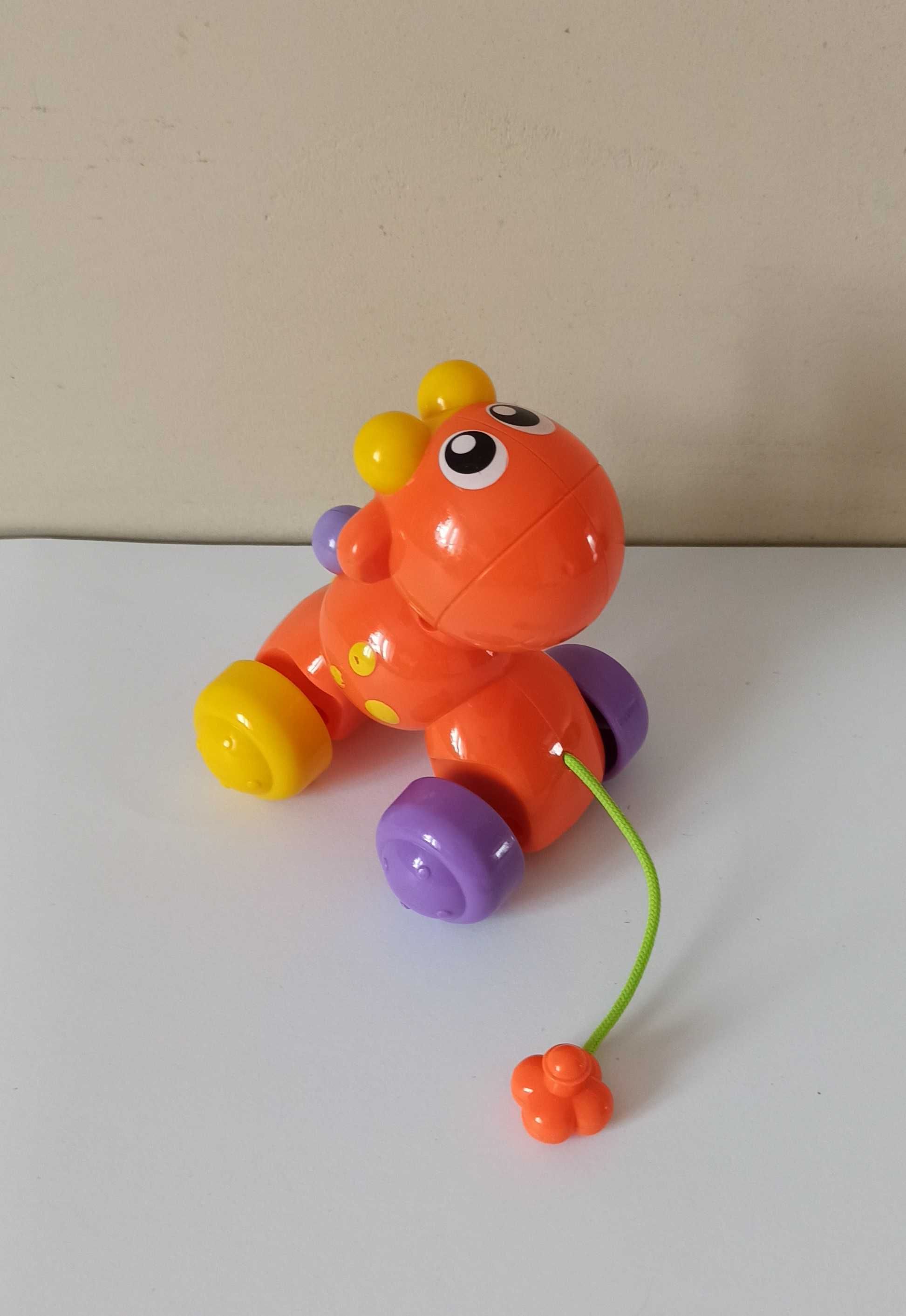 2 zabawki dla niemowląt interaktywne grzechotki z gryzakami