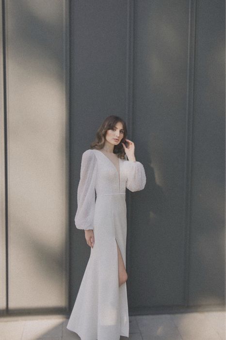 Продам весільну сукню «рибка» з розрізом