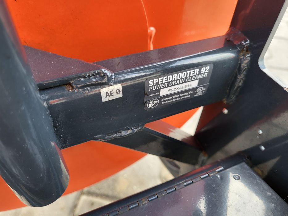 Udrażniacz spirala do rur. elektryczna do kanalizacji Speedrooter 92