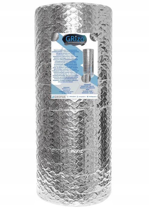 Mata termoizolacyjna docieplenia paraizolacja 25mb x 120cm DUŻY BĄBEL