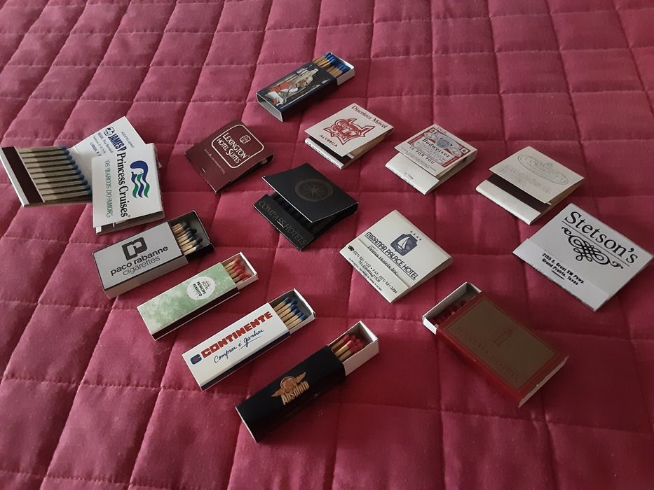 Caixas de fósforos antigas para colecionadores