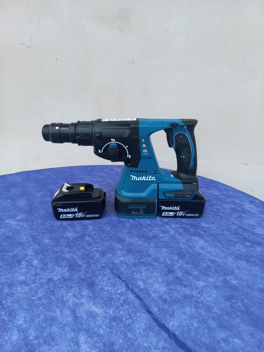 Młotowiertarka makita DHR 243 aku 2x5.0 ah 2024 rok