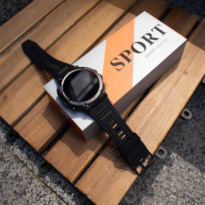 Смарт-годинник UWatch Storm Black смарт часи чоловічі