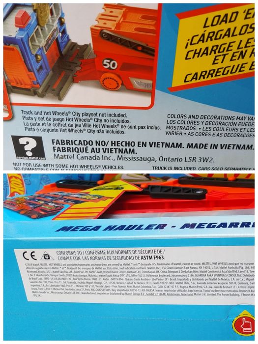 Автовоз hot wheels Mega Hauler на 50 машинок вантажівка транспортер