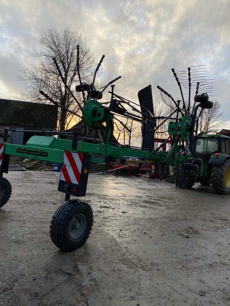 Zgrabiarka dwukaruzelowa Deutz-fahr swatmaster 7751 jak pottinger