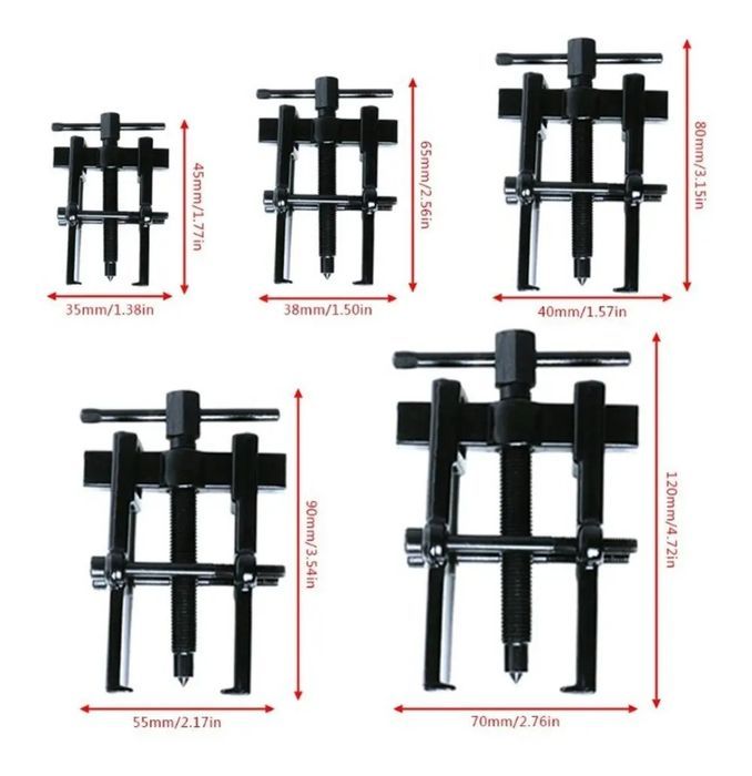 Съёмник подшипников рельс с фиксацией от 35 до 70мм знімач підшипників