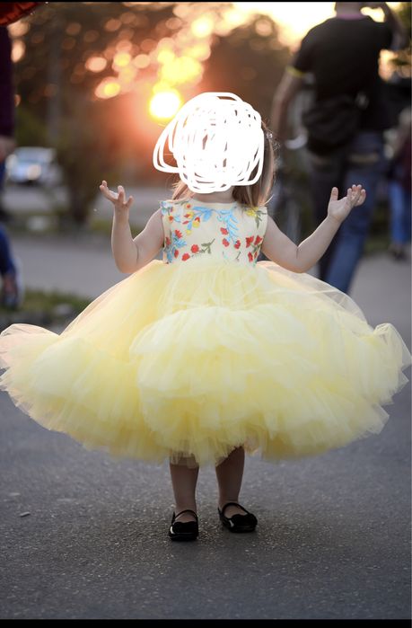 Дитяча сукня, святкова сукня, пишна сукня, сукня з фатіну